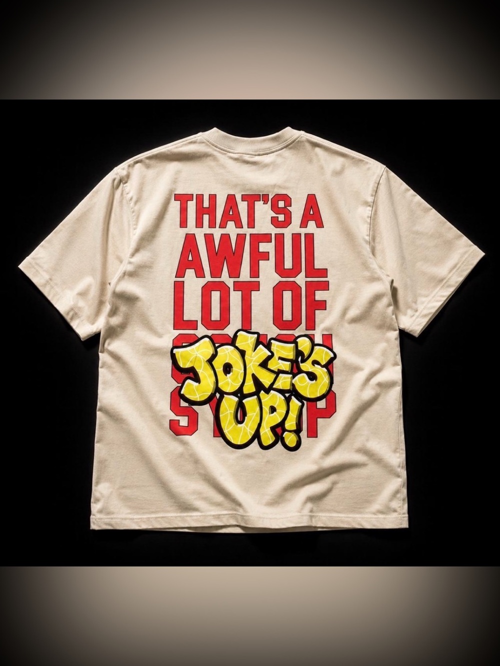 That's A Awful Lot Of Cough Syrup × Jokes Up NY Tee - Size XL - NWT - Picture 2 of 3